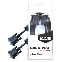 Cabo Evus Vga C-005 5.0M Hd15 M/M Pto C/Filtr