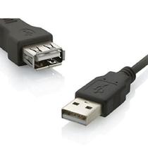 Cabo Exbom Extensor Usb 2.0 Amaf 1.5M Preto Niquelado