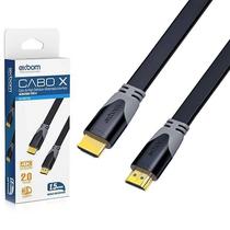 Cabo Exbom Hdmi 1.5 M Achatado Cbx-H2B15Sm