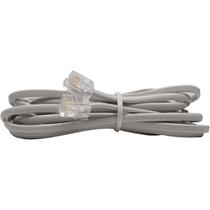 Cabo Extensao Liso Telefone 6x2 2m Cinza C/10 Gigasat