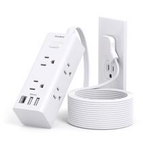 Cabo Extensão One Beat - 3 USB + 6 Tomadas (10 Pés) com Protetor de Surto