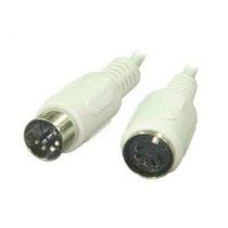 Cabo Extensão teclado Din macho x Din f F 5,0 mts kit c/5