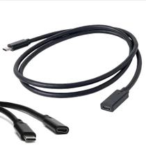 Cabo Extensão Tipo-C Usb C Macho Fêmea 2m 3.1 10GBps Dados