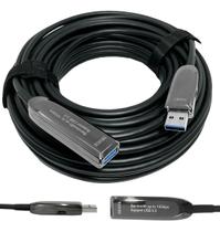 Cabo Extensão Usb 3.0 Repetidor Fibra Óptica De 20 Metros Cabo Extensão Usb 3.0 Repetidor Fibra Óptica De 20 Metros