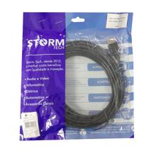 Cabo extensão usb 5mt macho para femea 2.0 storm Cabo extensão usb 5mt macho para femea 2.0 storm