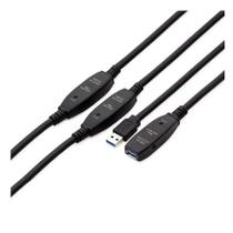 Cabo Extensor 00 Metros, USB-C Macho Para USB-C Femea Comtac, 3.0 Geracao 1, Preto, 20129422