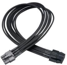 Cabo Extensor 8 pinos 6 + 2 pinos - 40cm - Akasa FLEXA V8 - AK-CBPW09-40BK Cabo Extensor 8 pinos 6 + 2 pinos - 40cm - Akasa FLEXA V8 - AK-CBPW09-40BK