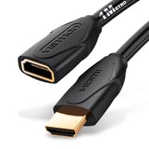 Cabo Extensor Adaptador Hdmi 2.0 4k Macho Femea 1m Vention