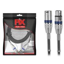 Cabo Extensor Canon Xlr Macho Xlr Femea Balanceado 10 Metros Cabo Extensor Canon Xlr Macho Xlr Femea Balanceado 10 Metros