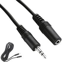 Cabo Extensor De Audio P2 Fêmea x P2 Macho 1,5 metros PT