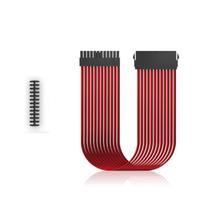 Cabo Extensor De Fonte DeepCool EC300 ATX 18AWG 24 Pinos Vermelho - DP-EC300-24P-RD