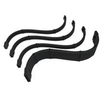 Cabo Extensor de Fonte Sleeved Rise Mode, 4 em 1, 1x 24p ATX, 1x 4+4p CPU, 2x 6+2p PCIe, Preto - RM-SL-FB