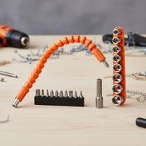 Cabo Extensor Eixo Flexível Adaptador Bits Soquetes 21 Peças