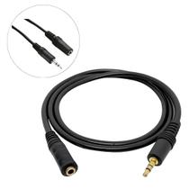 Cabo Extensor Extensão Fone P2 Macho X Femea 1,5 Metros