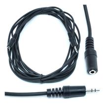 Cabo Extensor Extensao Fone P2 Macho X Femea 1,8 Metros Preto 10653 Cabo Extensor Extensao Fone P2 Macho X Femea 1,8 Metros Preto 10653