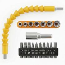 Cabo Extensor Flex.250mm C/ Bits 21pcs Certta Cabo Extensor Flex.250mm C/ Bits 21pcs Certta