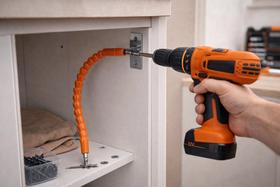 Cabo Extensor Flexível 30 cm - Laranja Acessório ideal para quem precisa alcançar locais difíceis com muito mais pratic