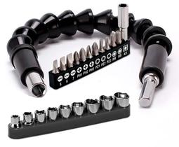 Cabo Extensor Flexível Para Parafusadeira Eixo Alongador Kit