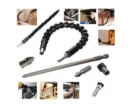 Cabo Extensor Flexível Parafusadeira + 2 Pontas Philips