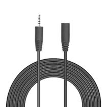 Cabo Extensor Fone Stereo P2 Macho X P2 Fêmea 5 Metros