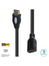 Cabo Extensor Hdmi 2.0 4k Ultra Hd 3d Conexão Ethernet 5 Metros - H20f-5