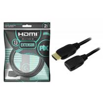 Cabo Extensor Hdmi Macho Para Hdmi Fêmea 4K Hdr 2M 018-9420 Cabo Extensor Hdmi Macho Para Hdmi Fêmea 4K Hdr 2M 018-9420