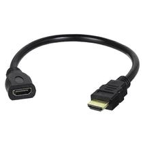 Cabo Extensor HDMI Macho para HDMI Fêmea Ion Cabos 30cm Versão 1.4 Extensão HDMI Curta
