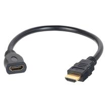 Cabo Extensor Hdmi Macho Para Hdmi Fêmea V1.4 - 30cm Cabo Extensor Hdmi Macho Para Hdmi Fêmea V1.4 - 30cm