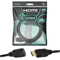Cabo Extensor Hdmi Macho x Femea 2 Metros 4 Pix 018-9420