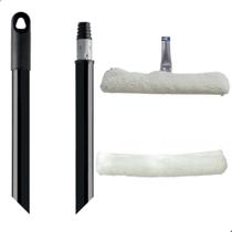 Cabo Extensor Metal 3 Metros Rodo Combinado com Espuma Cabo Extensor Metal 3 Metros Rodo Combinado com Espuma