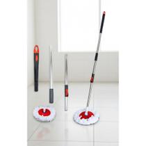 Cabo Extensor Mop 140cm 180 Vermelho/Preto: Limpeza Fácil!
