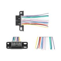 Cabo Extensor OBD2 De 30cm 16 Pinos DIY Fêmea Para Macho Para Ferramenta De Diagnóstico Automotivo Cabo Extensor OBD2 De 30cm 16 Pinos DIY Fêmea Para Macho Para Ferramenta De Diagnóstico Automotivo