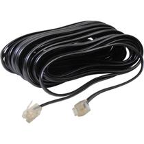 Cabo Extensor P/ Telefone RJ11 4 Vias 10M Preto STORM - PCT / 10
