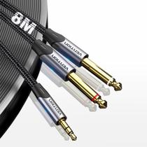 Cabo Extensor P2 3.5mm para Duplo P10 6.5mm Mono 8m Vention