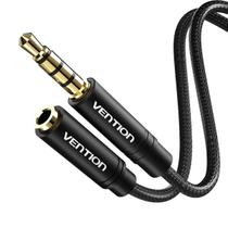 Cabo extensor P3 Macho p/ P3 fêmea Fone Microfone Lapela 3m