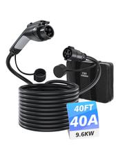Cabo Extensor para Carregador EV EVDANCE J1772 40A 12m 110V-240V Cabo Extensor para Carregador EV EVDANCE J1772 40A 12m 110V-240V