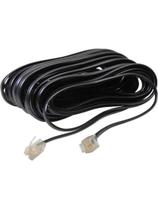 Cabo Extensor Para Telefone RJ11 4 Vias 10M Preto Storm...