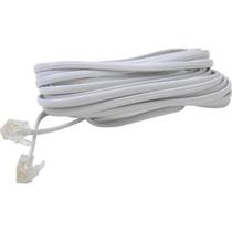 Cabo Extensor Para Telefone RJ11 4 Vias 2M Branco Storm - PCT / 10