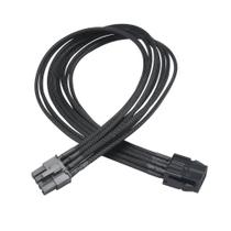 Cabo Extensor PCIe 8 Pinos (6+2) Placa de Vídeo GPU Reforçado 40cm Akasa Flexa