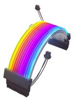 Cabo Extensor Redragon 24 Pinos Atx Argb RD-GCP06 P/ P. Mae Cabo Extensor Redragon 24 Pinos Atx Argb RD-GCP06 P/ P. Mae