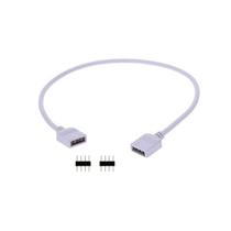 Cabo Extensor Rgb 4 Pinos - 50cm + Conector 4 Pinos