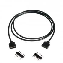 Cabo Extensor RGBW 5 Pinos - 30 Centimetros + Conector P5