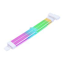 Cabo Extensor Sleeved Acegeek AC124, ARGB, 12+4 Pinos, 340mm, Branco, AG-AC124-WH