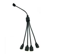 Cabo Extensor Splitter Hub 1 Para 4 Fans 5v 3 Pinos Argb