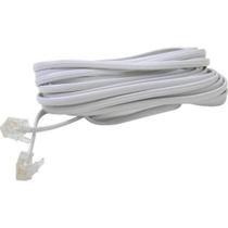 Cabo Extensor Telefone Rj11 4 Vias 2M Branco Storm Pct / 10