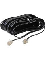 Cabo Extensor Telefone RJ11 4vias 10m Preto Storm Pct /10