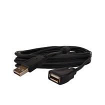 Cabo Extensor Usb 10 Metros Usb X Usb 2.0 Am+Af Od4.8