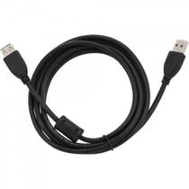Cabo Extensor USB 2.0 a Macho X a Femea 5 Metros Preto Generico