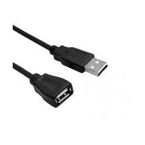 Cabo Extensor USB 2.0 AM para AF 1,8m Preto Conexão Estável para PC e Notebook