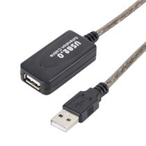 Cabo Extensor USB 2.0 AM x AF Amplificado - 10mts